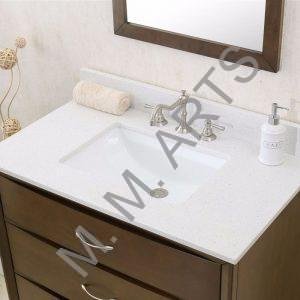 Exporter of Quartz Vanity Tops in India