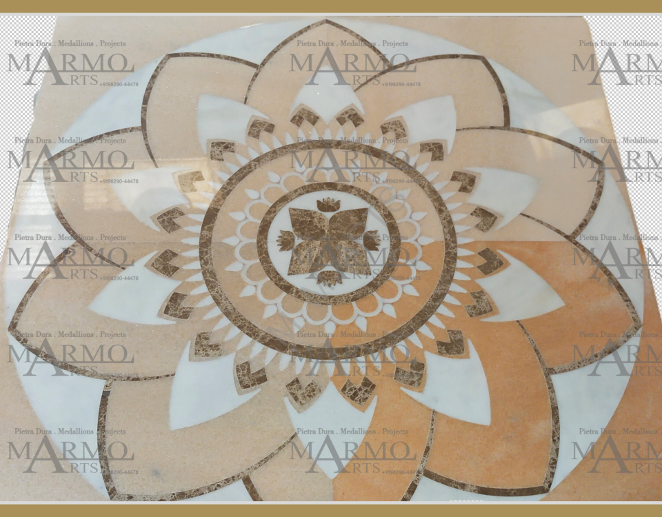 Custom Marble Floor Inlay Design
