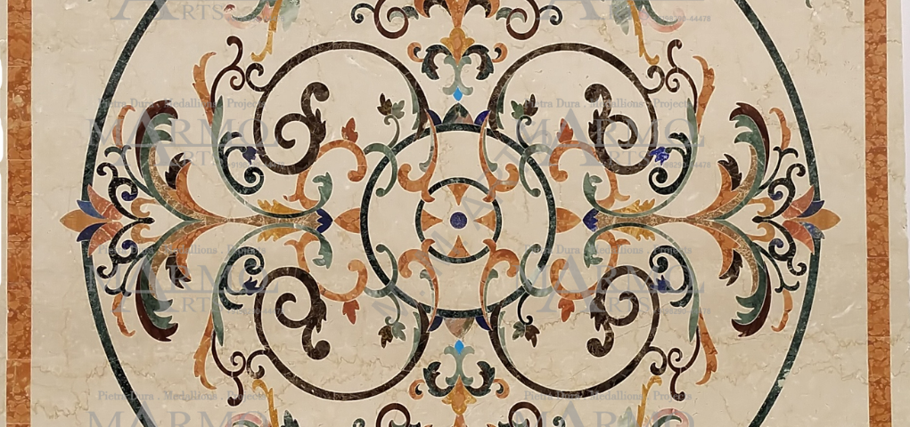 Custom Marble Floor Inlay Design